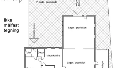 Lager/Produktionslokale evt. med tilhørende kontor